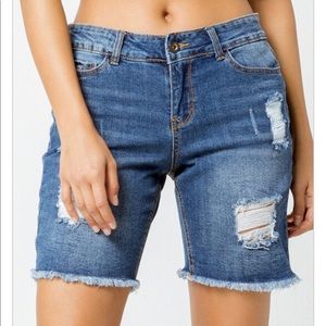 Others follow Bermuda shorts